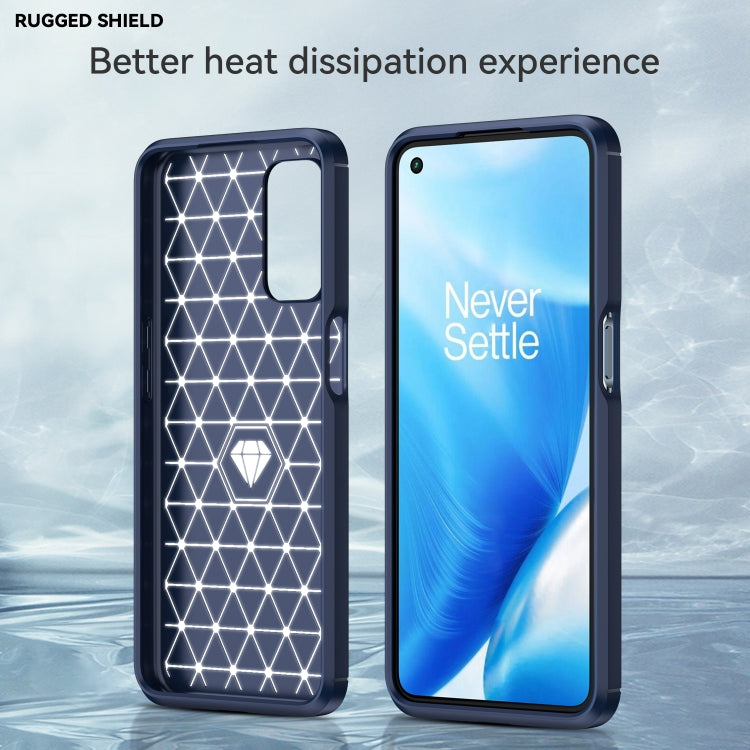 For OnePlus Nord N200 5G Brushed Texture Carbon Fiber TPU Phone Case