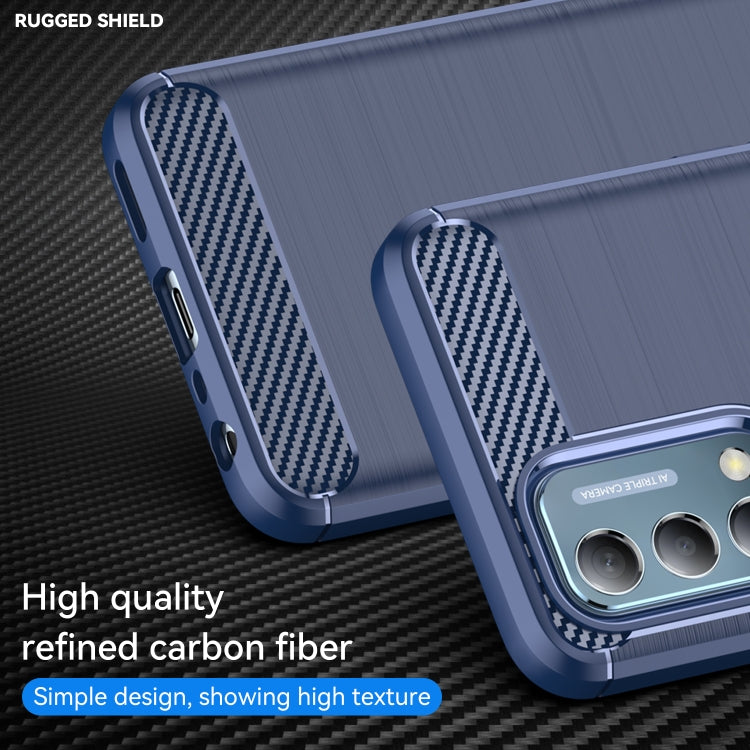 For OnePlus Nord N200 5G Brushed Texture Carbon Fiber TPU Phone Case