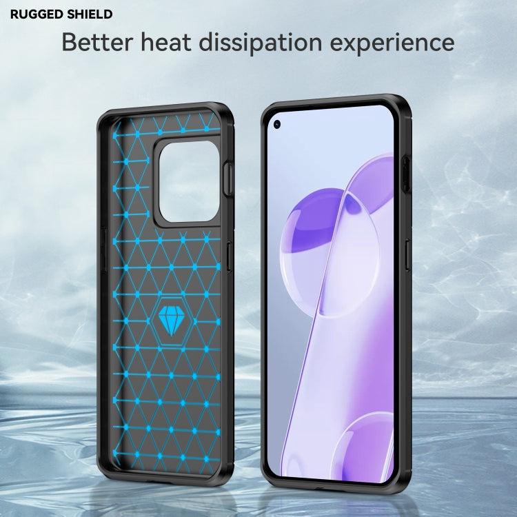 For OnePlus 10 Pro 5G Brushed Texture Carbon Fiber TPU Phone Case