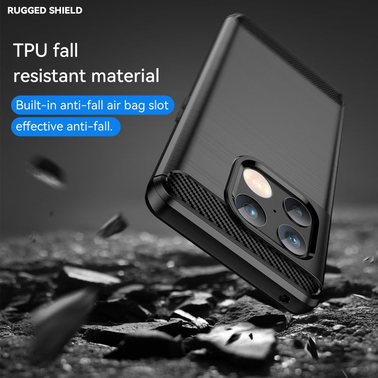 For OnePlus 10 Pro 5G Brushed Texture Carbon Fiber TPU Phone Case