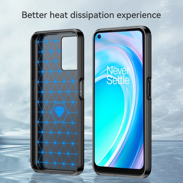For OnePlus Nord CE 2 Lite 5G Brushed Texture Carbon Fiber TPU Phone Case
