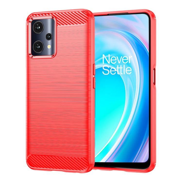 For OnePlus Nord CE 2 Lite 5G Brushed Texture Carbon Fiber TPU Phone Case