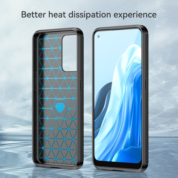 For OnePlus Nord CE 2 5G Brushed Texture Carbon Fiber TPU Phone Case