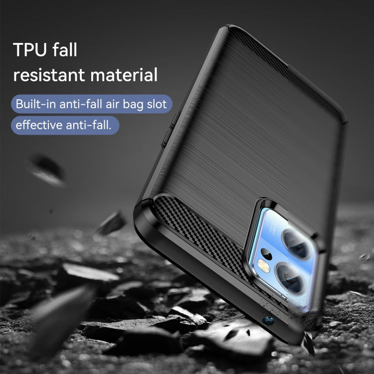 For OnePlus Nord CE 2 5G Brushed Texture Carbon Fiber TPU Phone Case