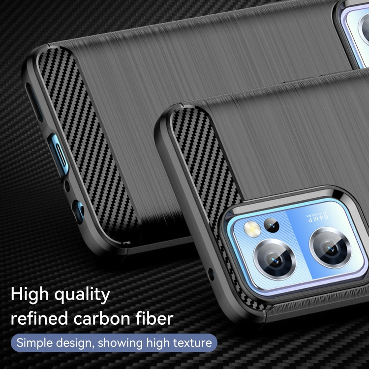 For OnePlus Nord CE 2 5G Brushed Texture Carbon Fiber TPU Phone Case