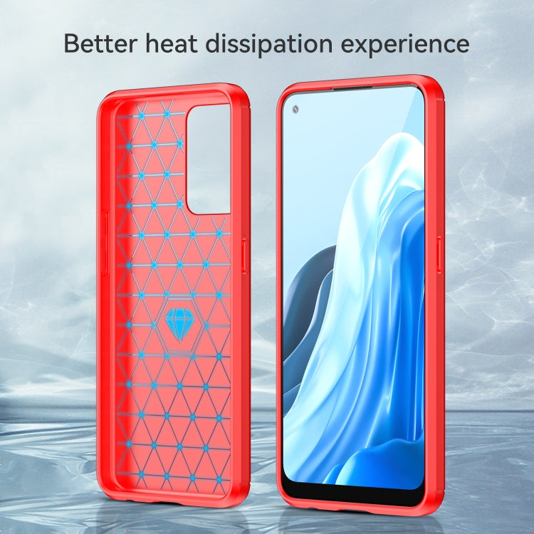 For OnePlus Nord CE 2 5G Brushed Texture Carbon Fiber TPU Phone Case