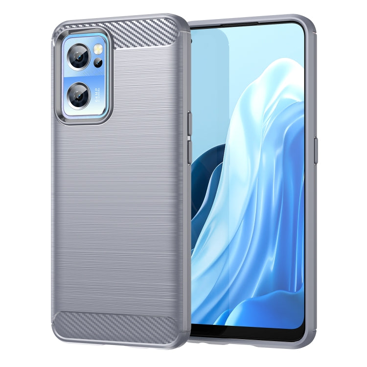For OnePlus Nord CE 2 5G Brushed Texture Carbon Fiber TPU Phone Case
