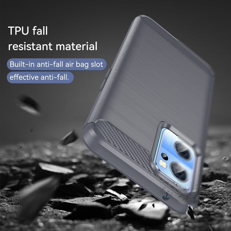 For OnePlus Nord CE 2 5G Brushed Texture Carbon Fiber TPU Phone Case