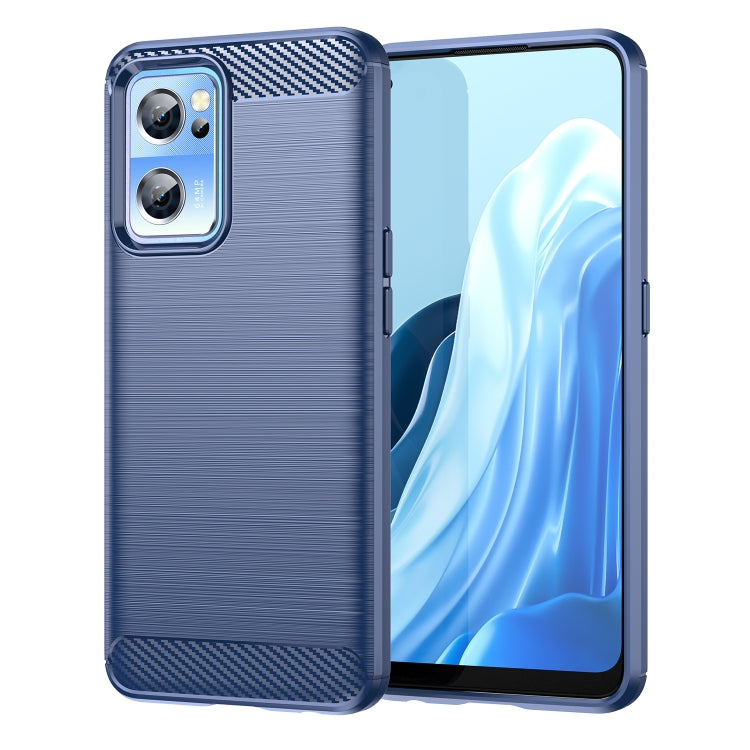 For OnePlus Nord CE 2 5G Brushed Texture Carbon Fiber TPU Phone Case