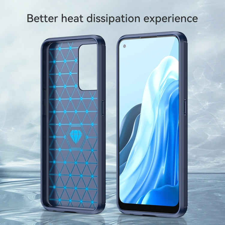 For OnePlus Nord CE 2 5G Brushed Texture Carbon Fiber TPU Phone Case