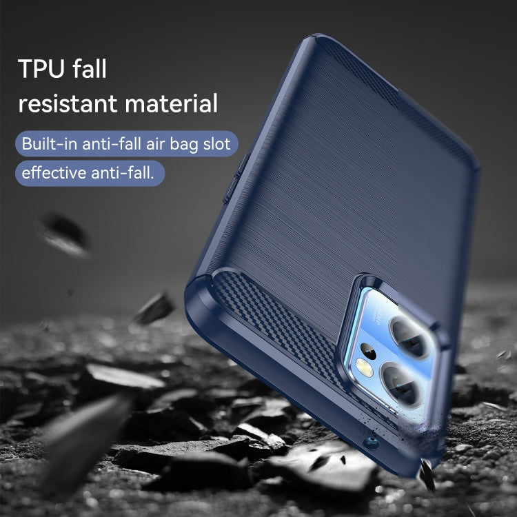 For OnePlus Nord CE 2 5G Brushed Texture Carbon Fiber TPU Phone Case