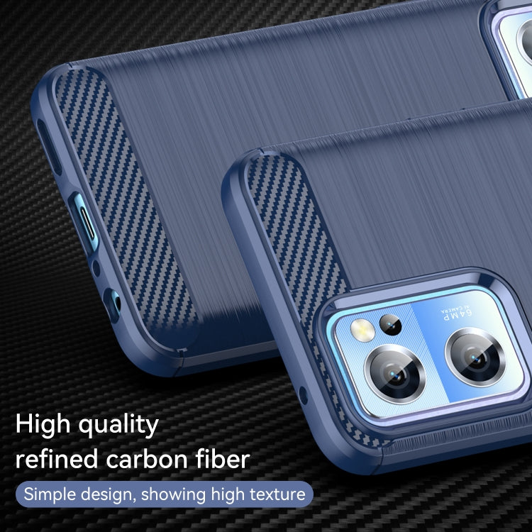 For OnePlus Nord CE 2 5G Brushed Texture Carbon Fiber TPU Phone Case