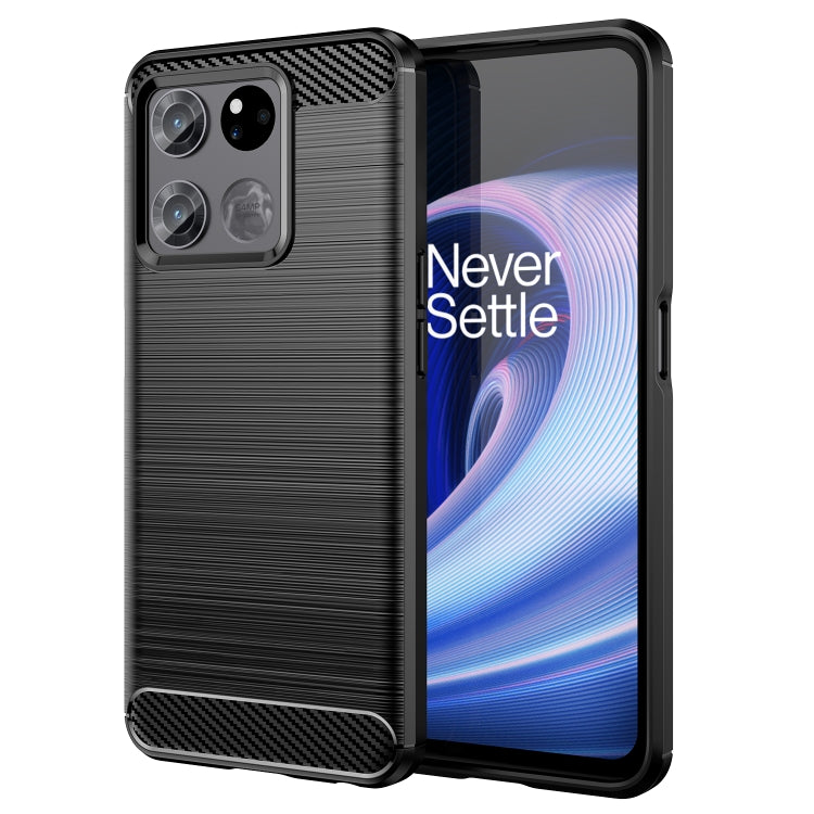 For OnePlus Ace Racing Brushed Texture Carbon Fiber TPU Phone Case