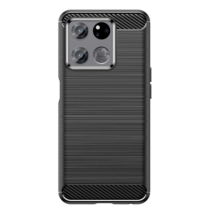 For OnePlus Ace Racing Brushed Texture Carbon Fiber TPU Phone Case