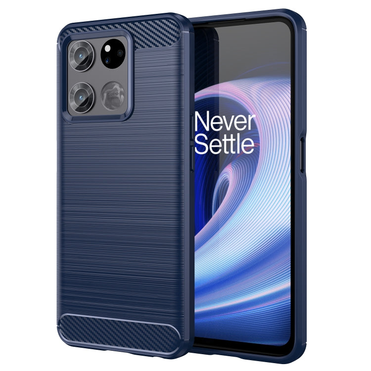 For OnePlus Ace Racing Brushed Texture Carbon Fiber TPU Phone Case
