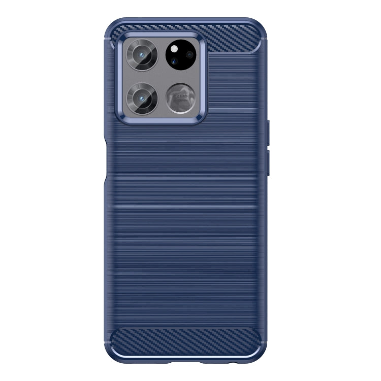 For OnePlus Ace Racing Brushed Texture Carbon Fiber TPU Phone Case
