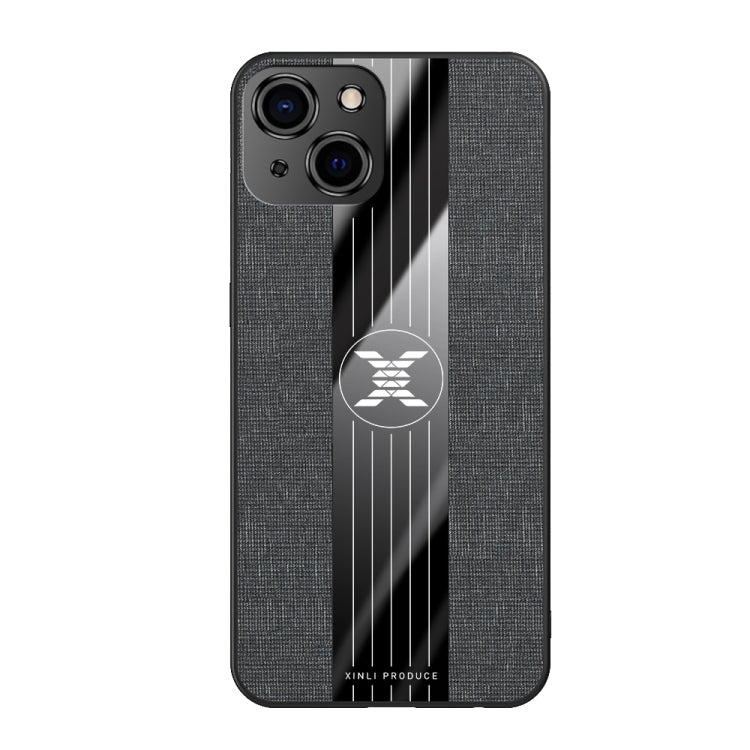 For iPhone 13 Pro Max XINLI Stitching Cloth Texture TPU Phone Case For iPhone 13