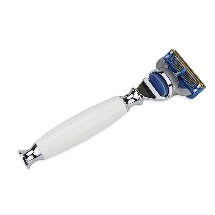 FK-10 6 In 1 Men Manual Shaving Razor Kit with Shaving Brush / Bowl / Soap / Brush Stand / Blades