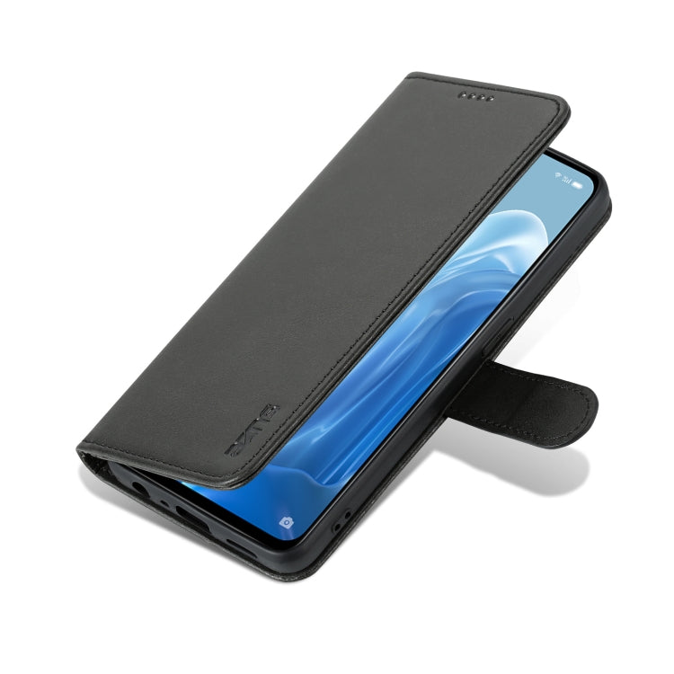 For OPPO Reno8 Lite AZNS Skin Feel Calf Texture Flip Leather Phone Case