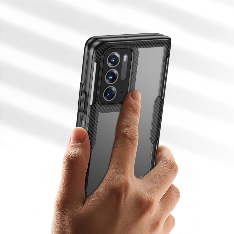 For OPPO Find N Carbon Brazed TPU Drop Protection Phone Case