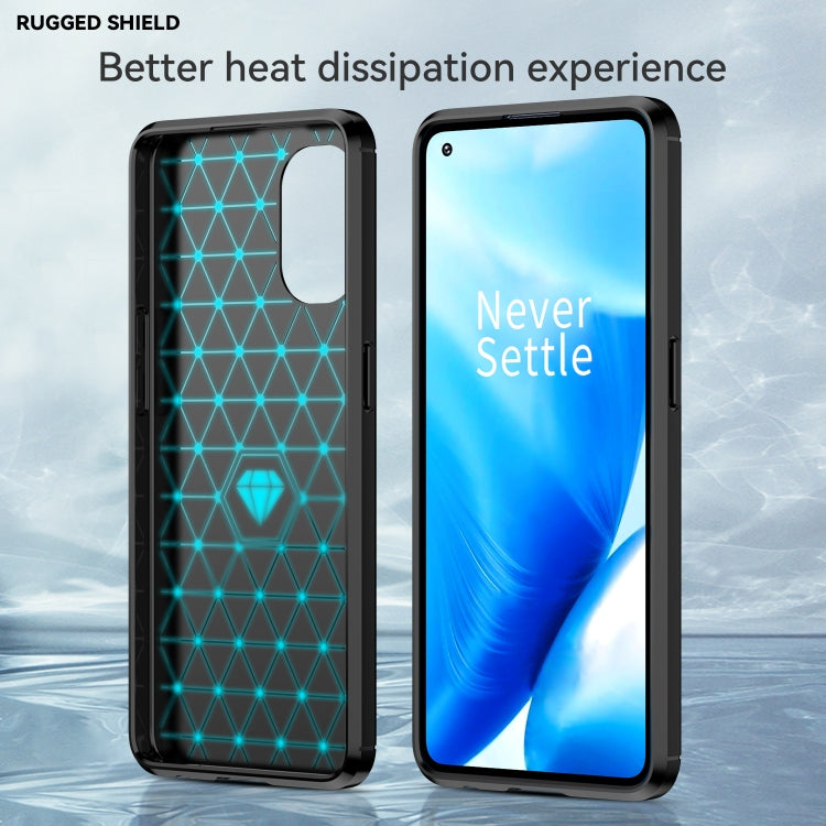 For OPPO Reno8 Lite Brushed Texture Carbon Fiber TPU Phone Case