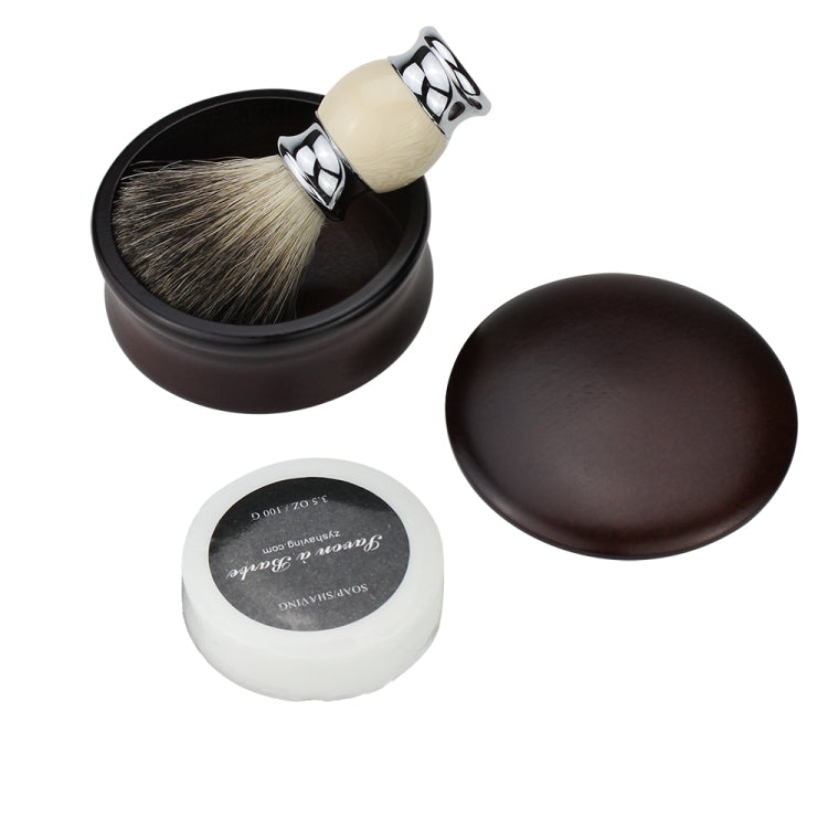 FK-11 Men Manual Shaving Razor Kit with Shaving Brush / Bowl / Soap / Brush Stand / Blades