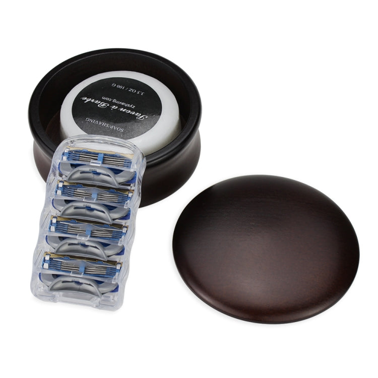 FK-11 Men Manual Shaving Razor Kit with Shaving Brush / Bowl / Soap / Brush Stand / Blades