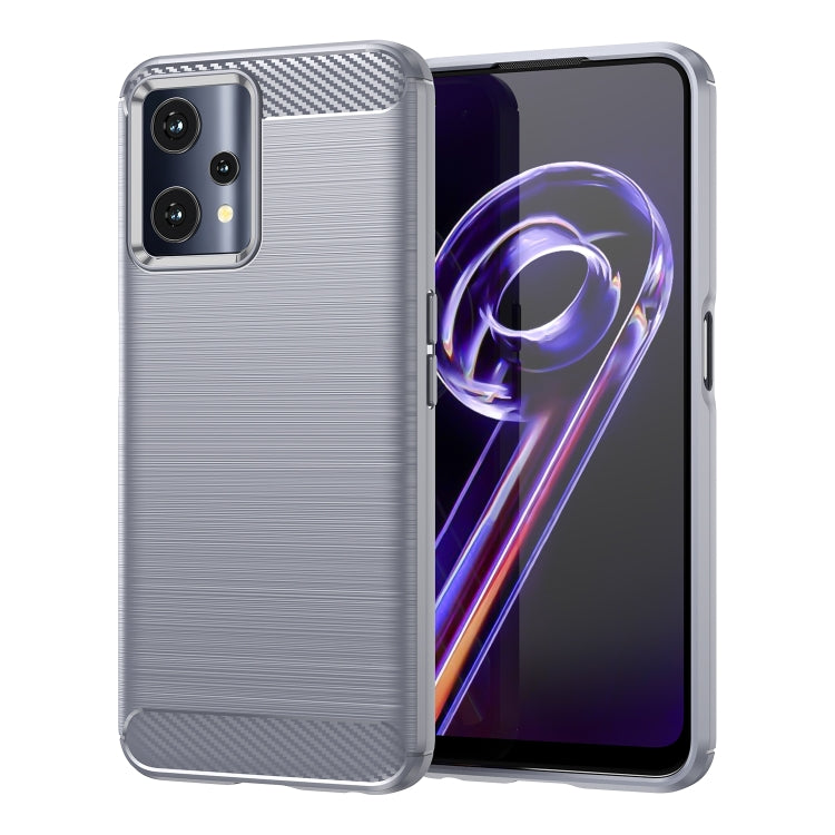 For Realme 9 Pro Brushed Texture Carbon Fiber TPU Phone Case