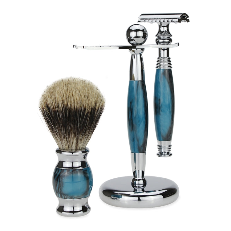FK-12 Men Manual Shaving Razor Kit with Shaving Brush / Bowl / Soap / Brush Stand / Blades
