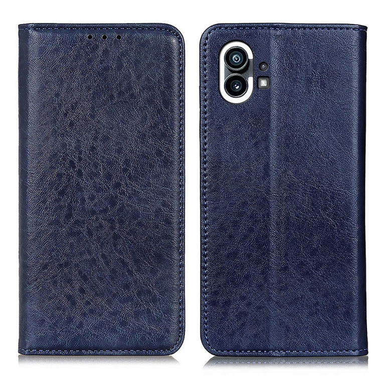 For Nothing Phone 1 Magnetic Crazy Horse Texture Leather Phone Case