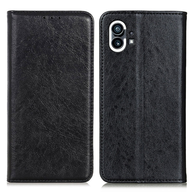 For Nothing Phone 1 Magnetic Crazy Horse Texture Leather Phone Case