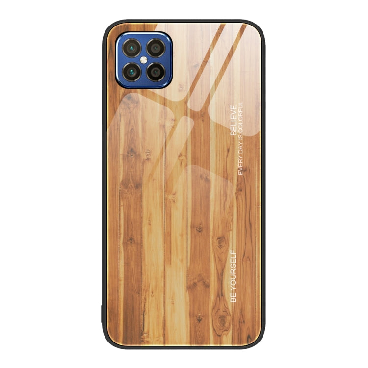 For Huawei nova 8 SE Wood Grain Glass Protective Case