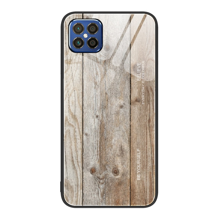 For Huawei nova 8 SE Wood Grain Glass Protective Case