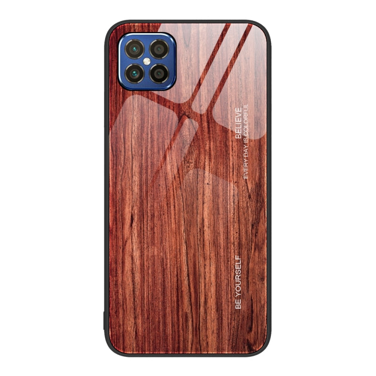 For Huawei nova 8 SE Wood Grain Glass Protective Case