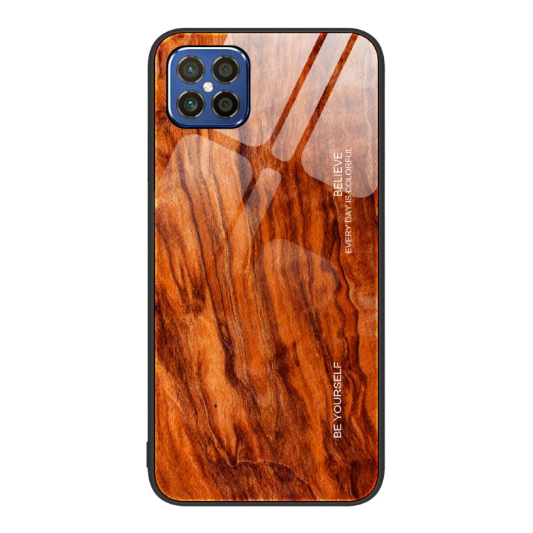 For Huawei nova 8 SE Wood Grain Glass Protective Case