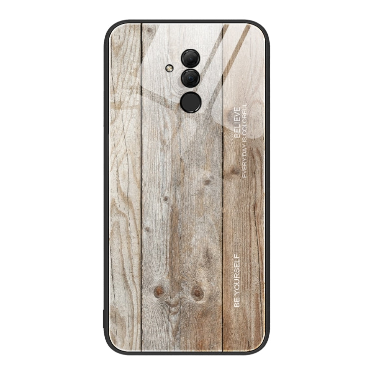 For Huawei Maimang 7 Wood Grain Glass Protective Case
