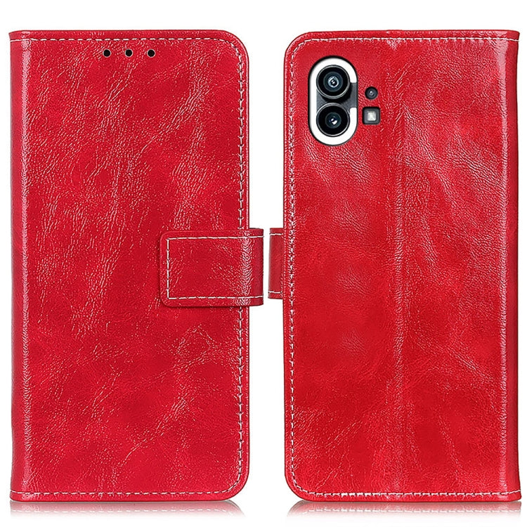For Nothing Phone 1 Retro Crazy Horse Texture Horizontal Flip Leather Phone Case