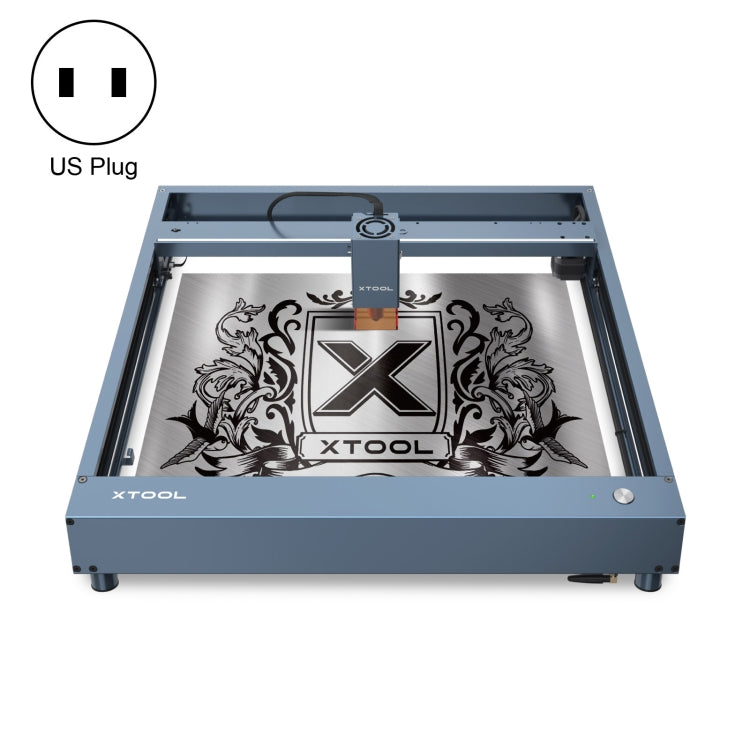 XTOOL D1 Pro-5W High Accuracy DIY Laser Engraving & Cutting Machine, Plug Type:US Plug
