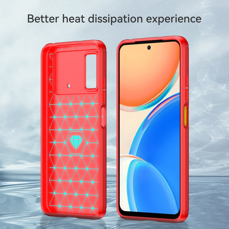 For Xiaomi Poco M4 Pro Brushed Texture Carbon Fiber TPU Phone Case