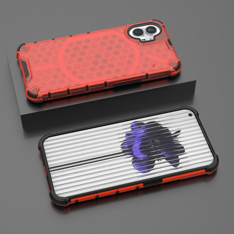For Nothing Phone 1 Lanyard Honeycomb Phone Case