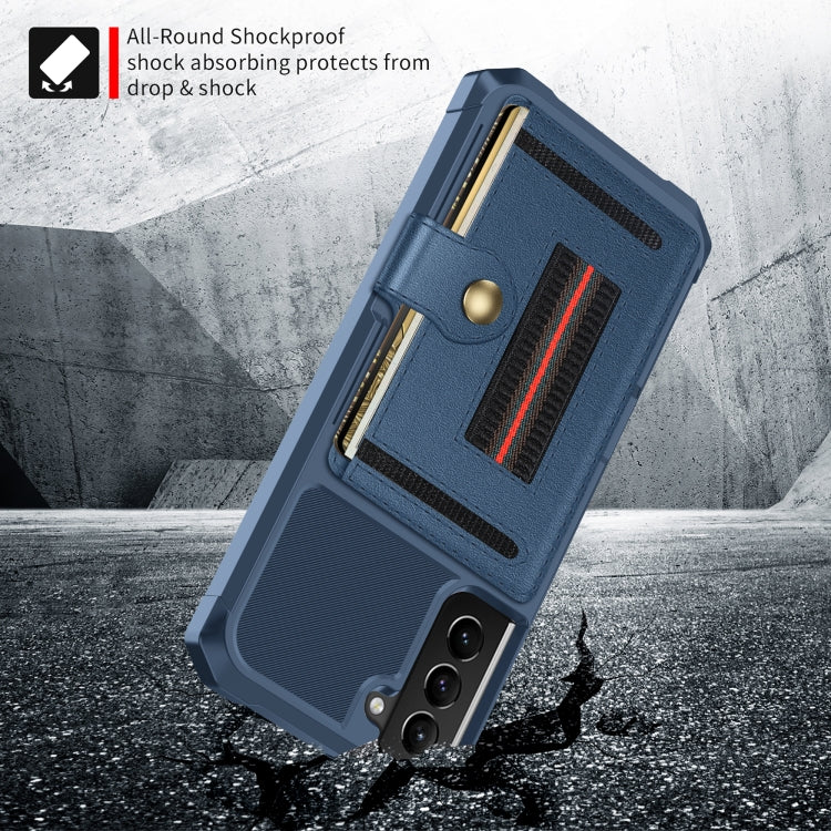 For Samsung Galaxy S22 5G ZM06 Card Bag TPU + Leather Phone Case