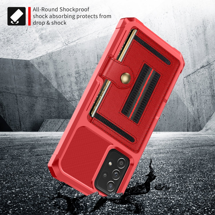 For Samsung Galaxy S20+ ZM06 Card Bag TPU + Leather Phone Case