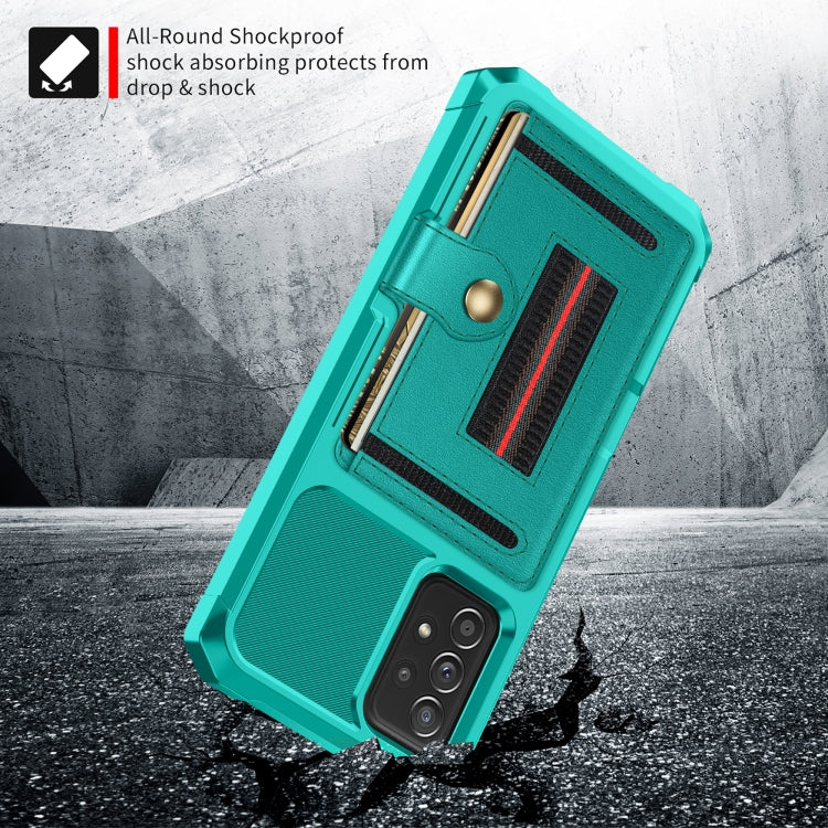 For Samsung Galaxy S20+ ZM06 Card Bag TPU + Leather Phone Case