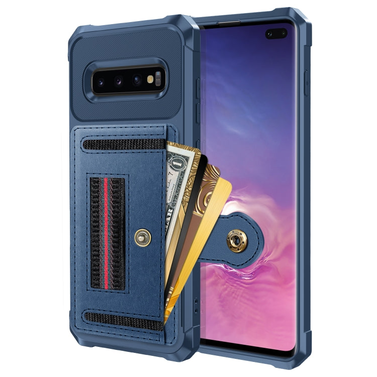For Samsung Galaxy S10 ZM06 Card Bag TPU + Leather Phone Case