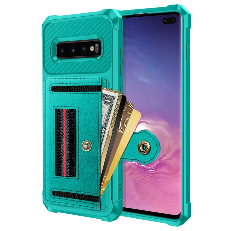 For Samsung Galaxy S10 ZM06 Card Bag TPU + Leather Phone Case