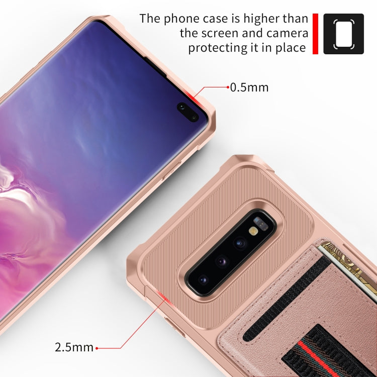 For Samsung Galaxy S10e ZM06 Card Bag TPU + Leather Phone Case