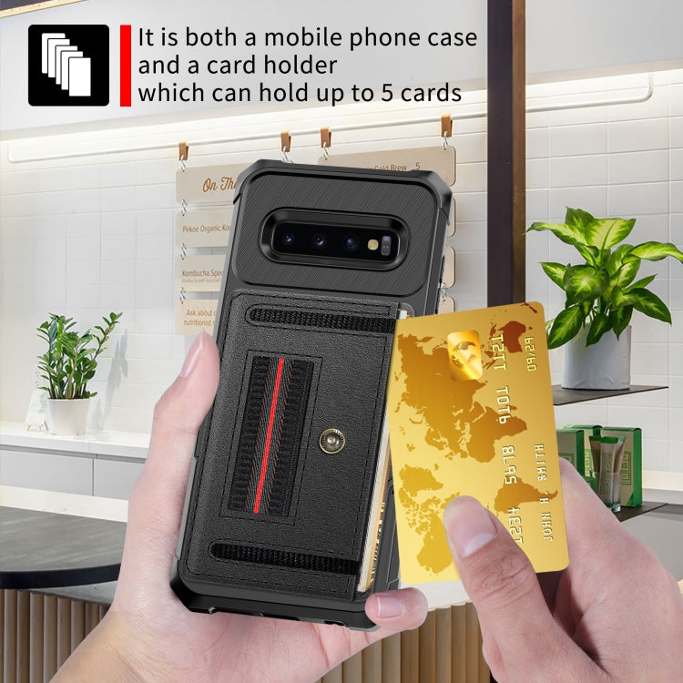 For Samsung Galaxy S10e ZM06 Card Bag TPU + Leather Phone Case