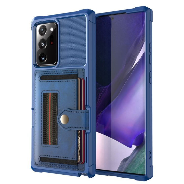 For Samsung Galaxy Note20 ZM06 Card Bag TPU + Leather Phone Case
