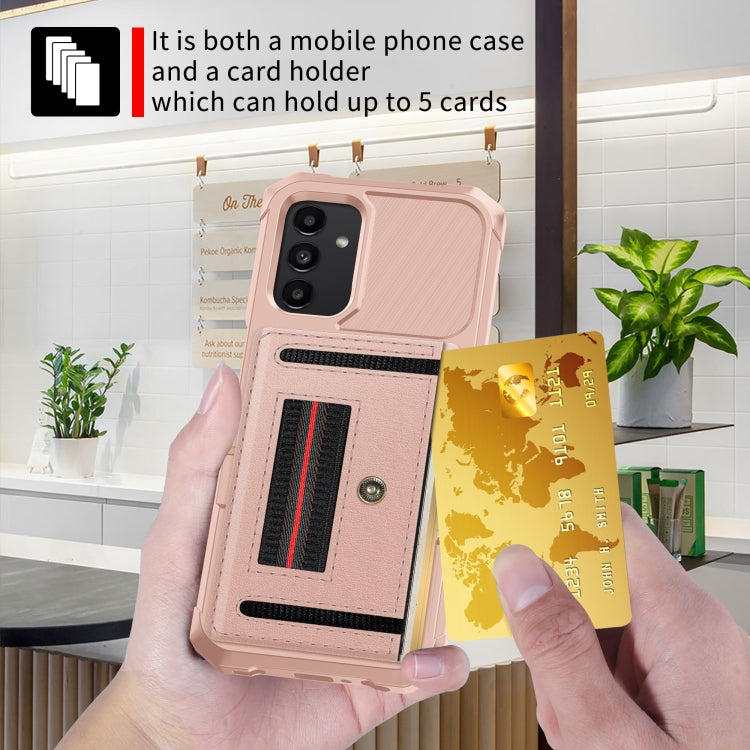 For Samsung Galaxy A13 5G/4G / A32 5G ZM06 Card Bag TPU + Leather Phone Case