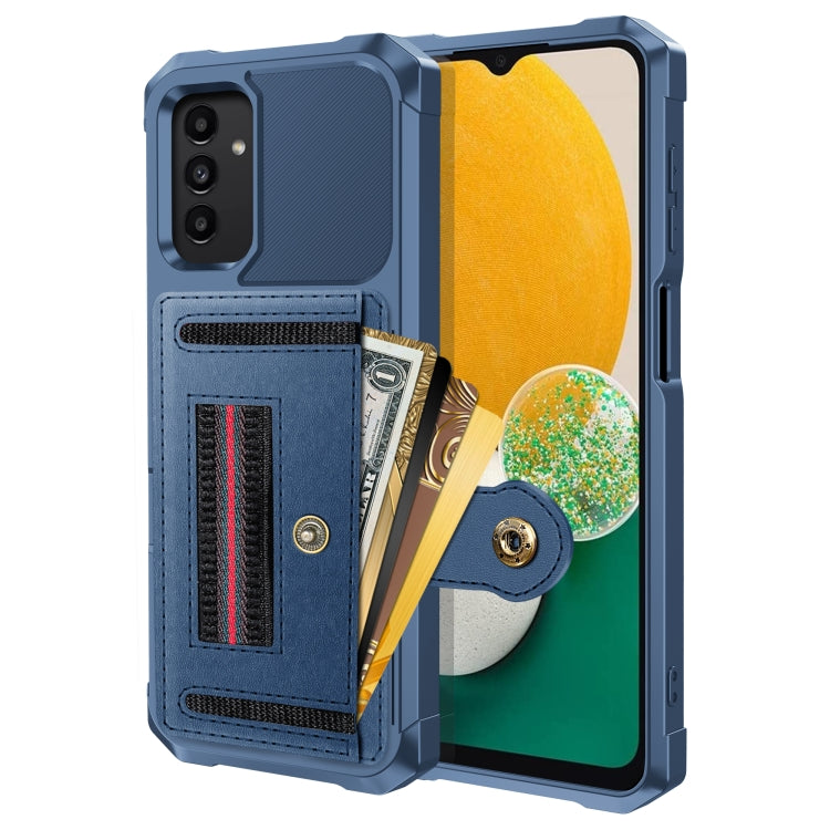 For Samsung Galaxy A13 5G/4G / A32 5G ZM06 Card Bag TPU + Leather Phone Case
